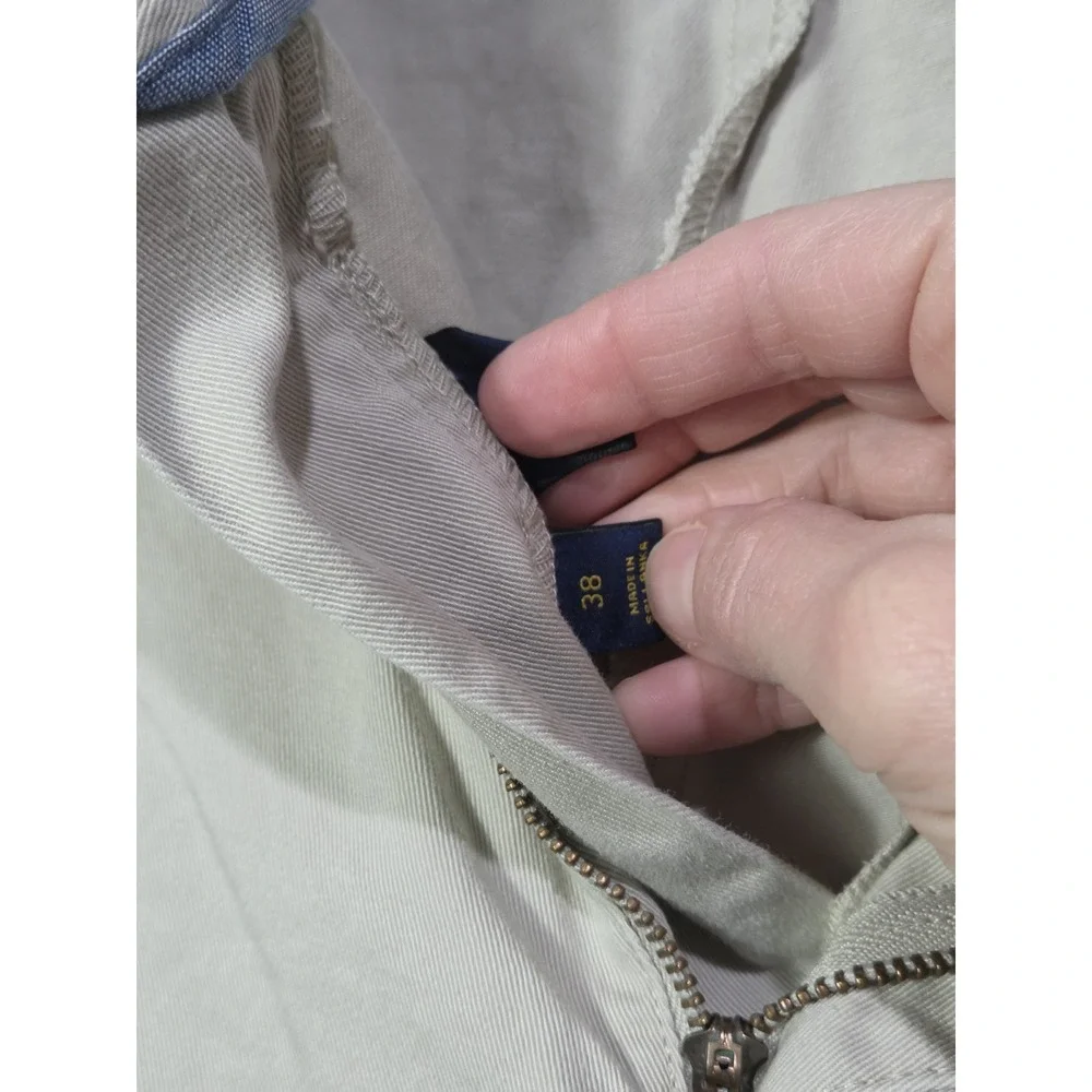 Polo‎ Ralph Lauren Mens 38 Classic Fit Chino Beige Khaki Dad Shorts 6